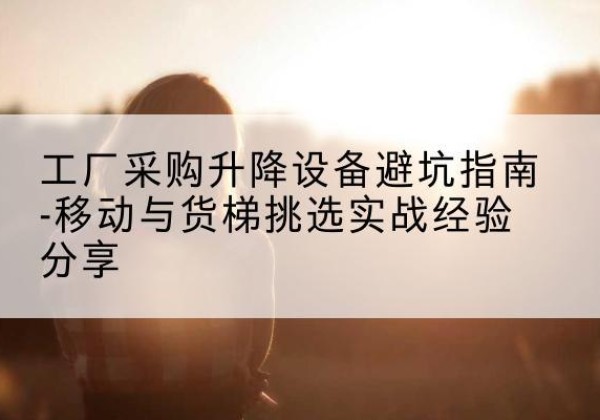 临湘移动式升降机怎么选-工厂采购升降设备避坑指南-移动与货梯挑选实战经验分享